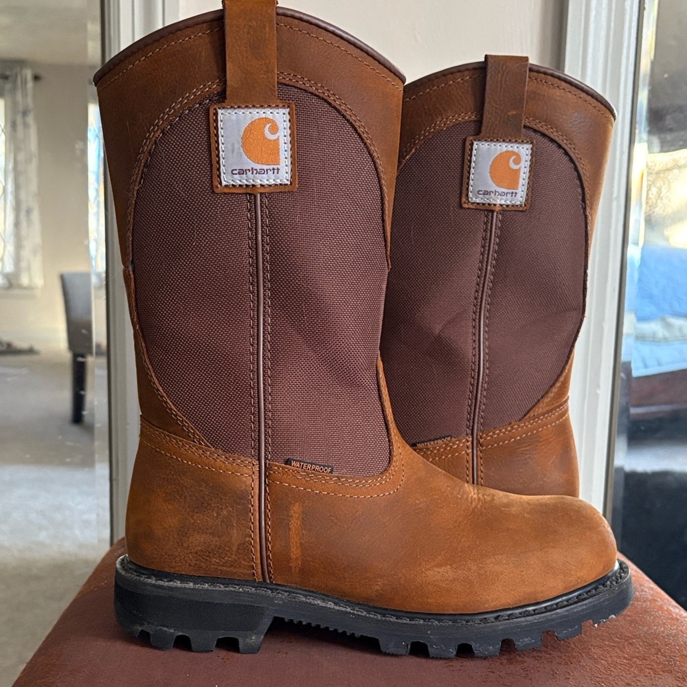 Carhartt Tan Leather Boots